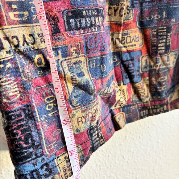 Vintage Harley-Davidson License Plate Print Tank Top – Size L - Picture 4 of 5